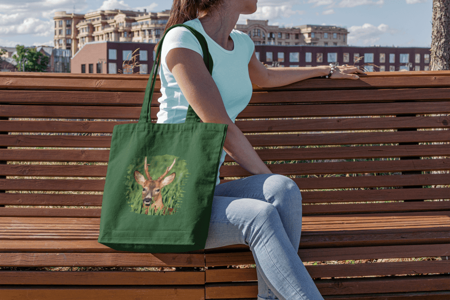 bavlnená plátená taška Srnček mk